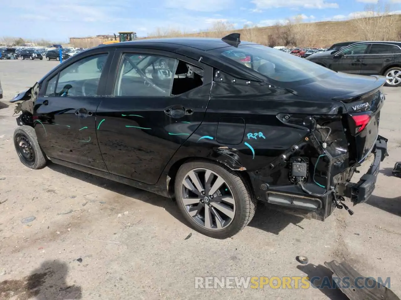 2 fotografías del automóvil dañado 3N1CN8FV0LL800713 NISSAN VERSA 2020