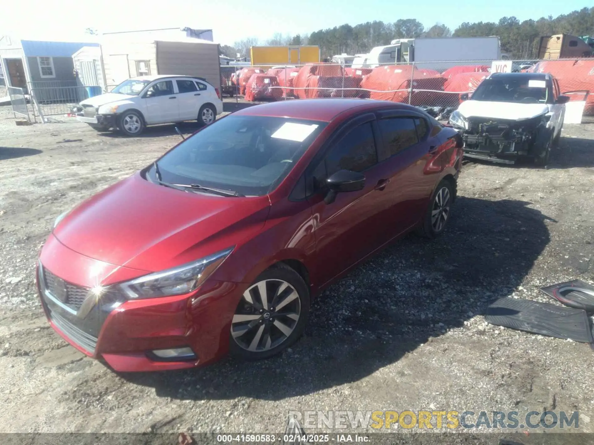 2 fotografías del automóvil dañado 3N1CN8FV0LL905803 NISSAN VERSA 2020