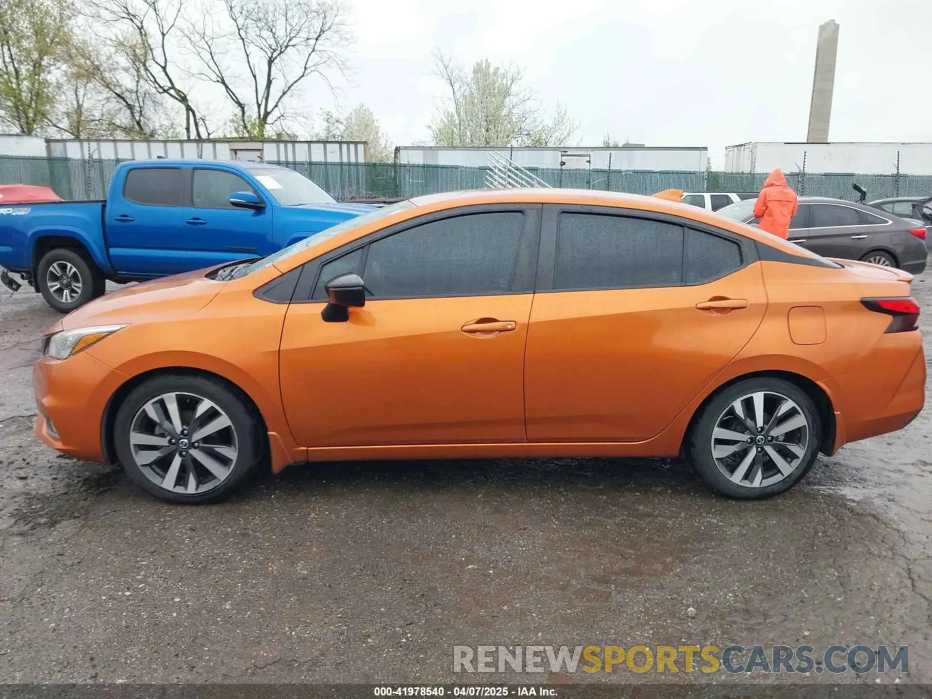 13 fotografías del automóvil dañado 3N1CN8FV2LL851470 NISSAN VERSA 2020