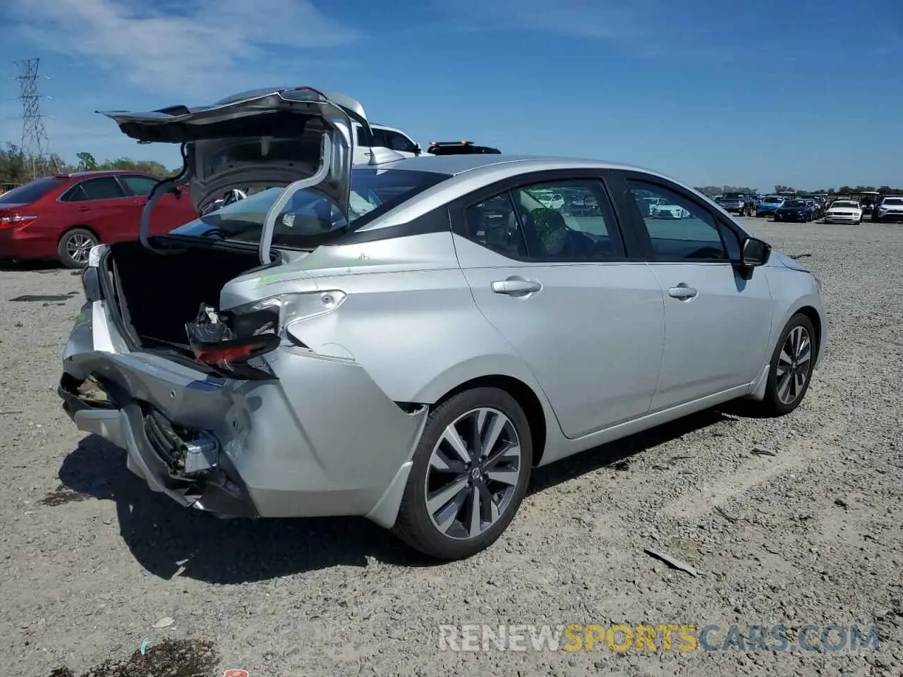 3 fotografías del automóvil dañado 3N1CN8FVXLL856920 NISSAN VERSA 2020