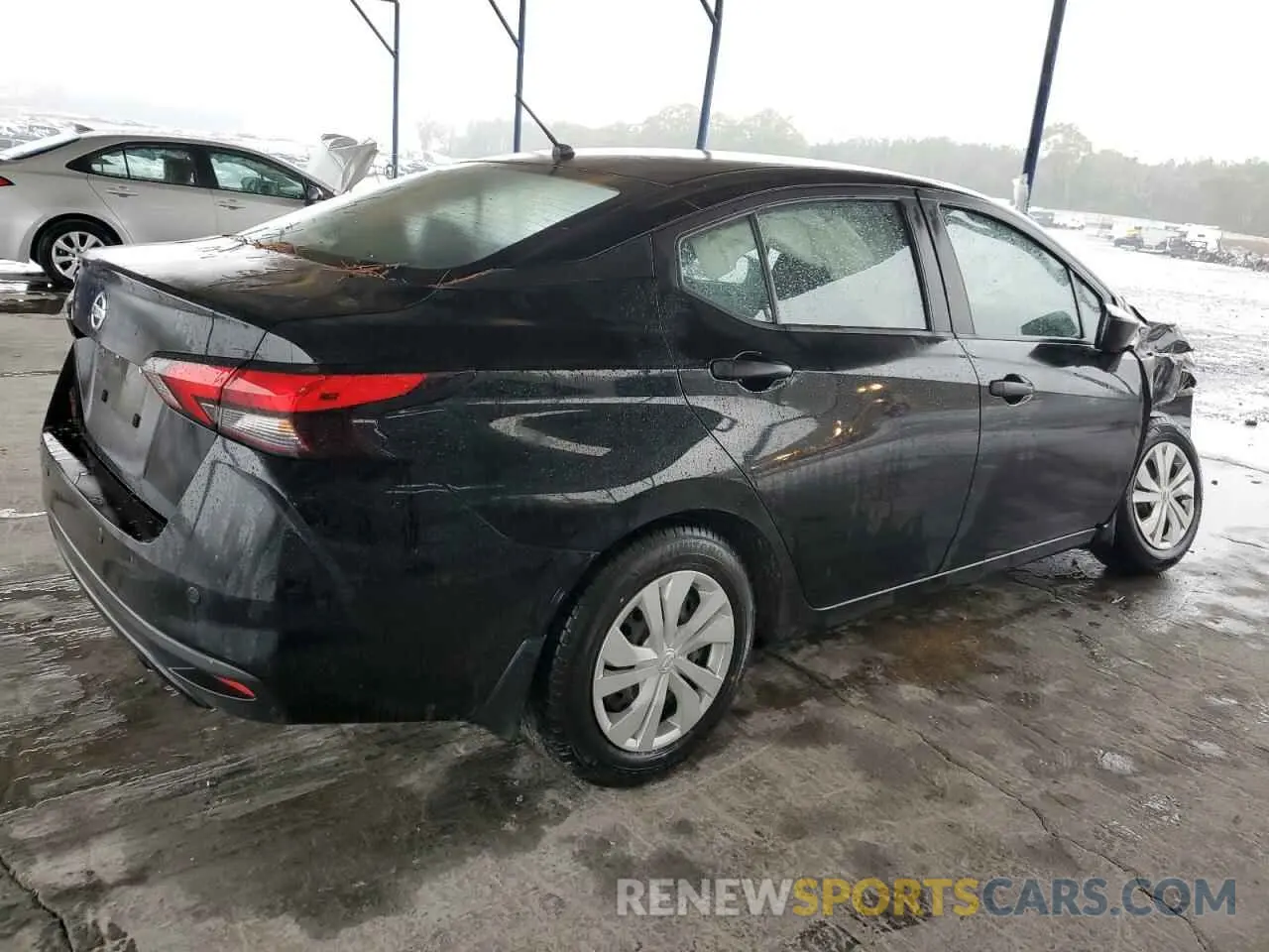 3 fotografías del automóvil dañado 3N1CN8DV0ML806872 NISSAN VERSA 2021