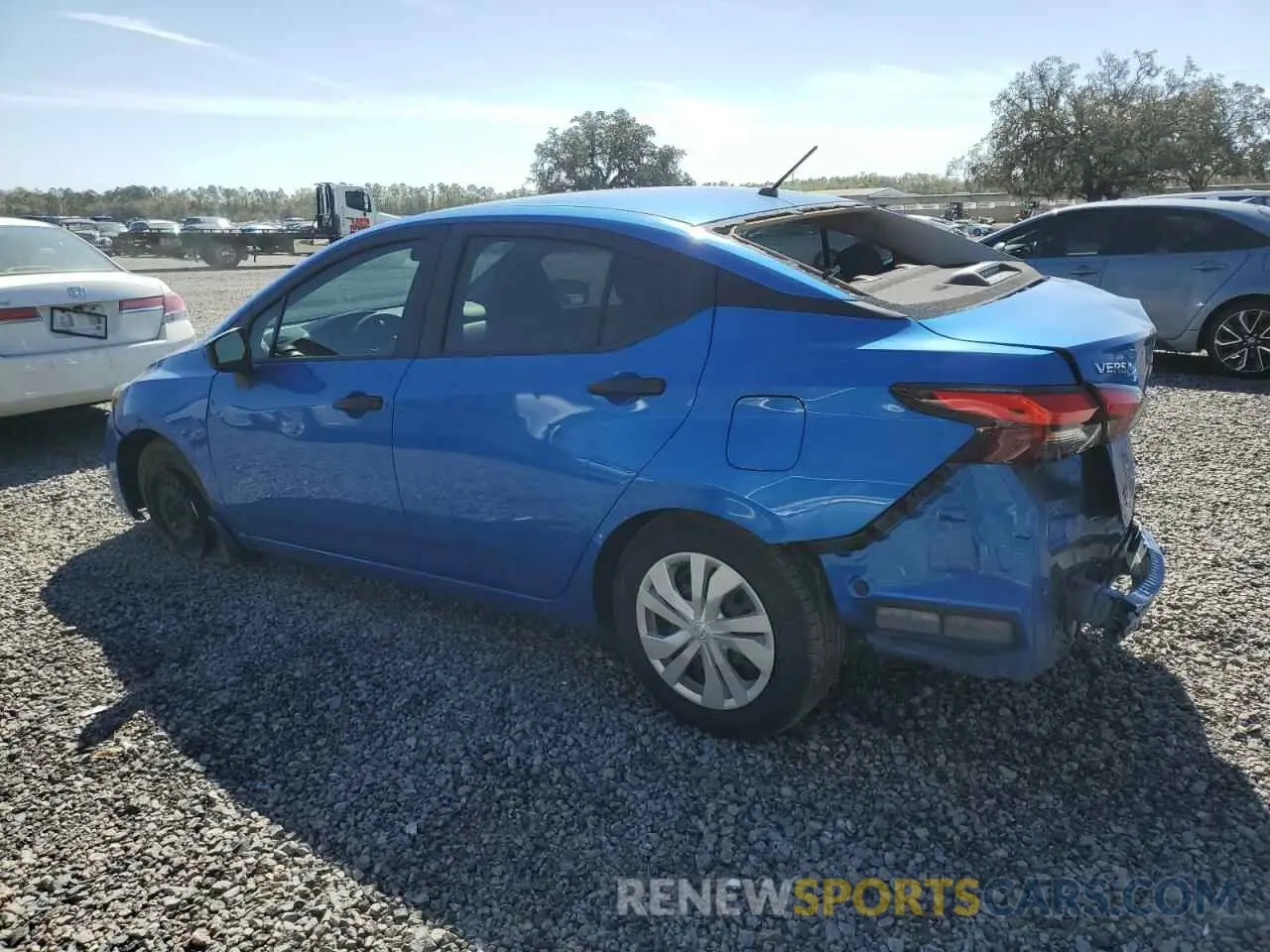 2 fotografías del automóvil dañado 3N1CN8DV0ML810243 NISSAN VERSA 2021