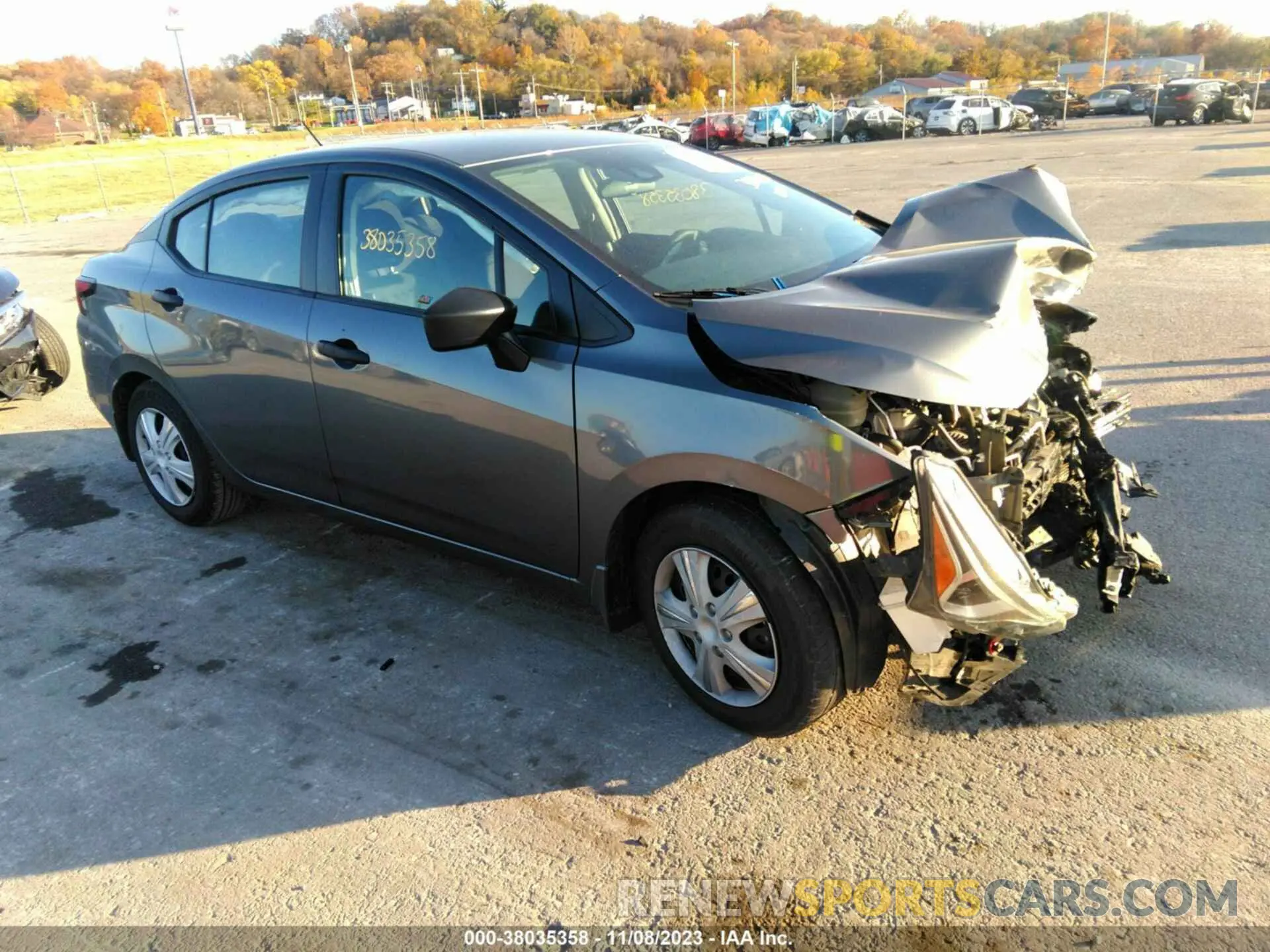 1 fotografías del automóvil dañado 3N1CN8DV0ML813370 NISSAN VERSA 2021