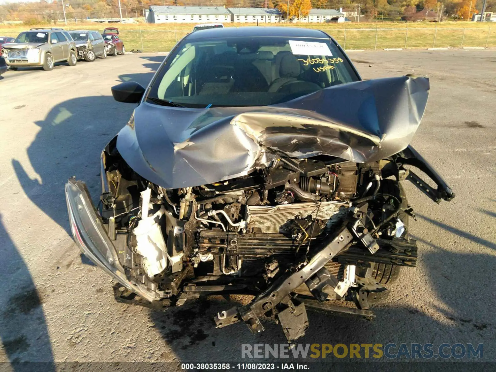 12 fotografías del automóvil dañado 3N1CN8DV0ML813370 NISSAN VERSA 2021
