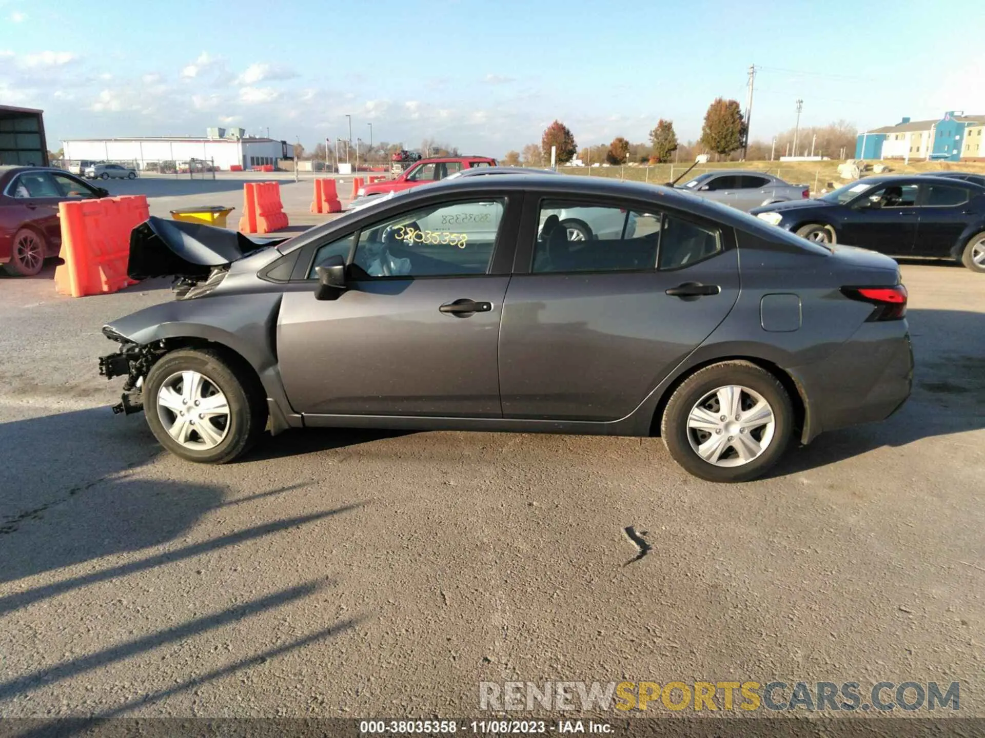 14 fotografías del automóvil dañado 3N1CN8DV0ML813370 NISSAN VERSA 2021