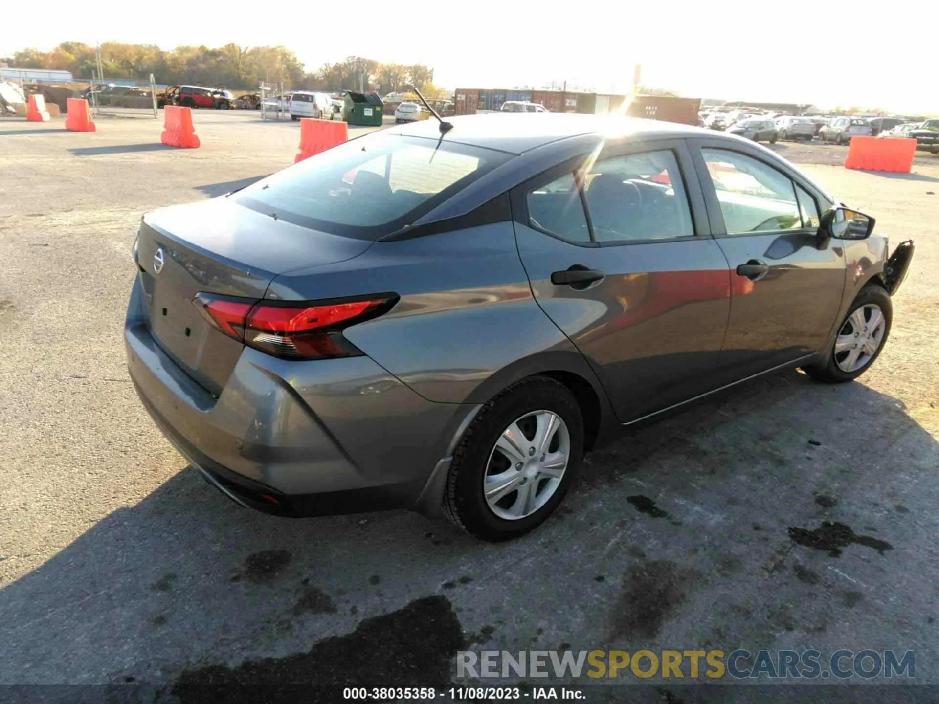 4 fotografías del automóvil dañado 3N1CN8DV0ML813370 NISSAN VERSA 2021