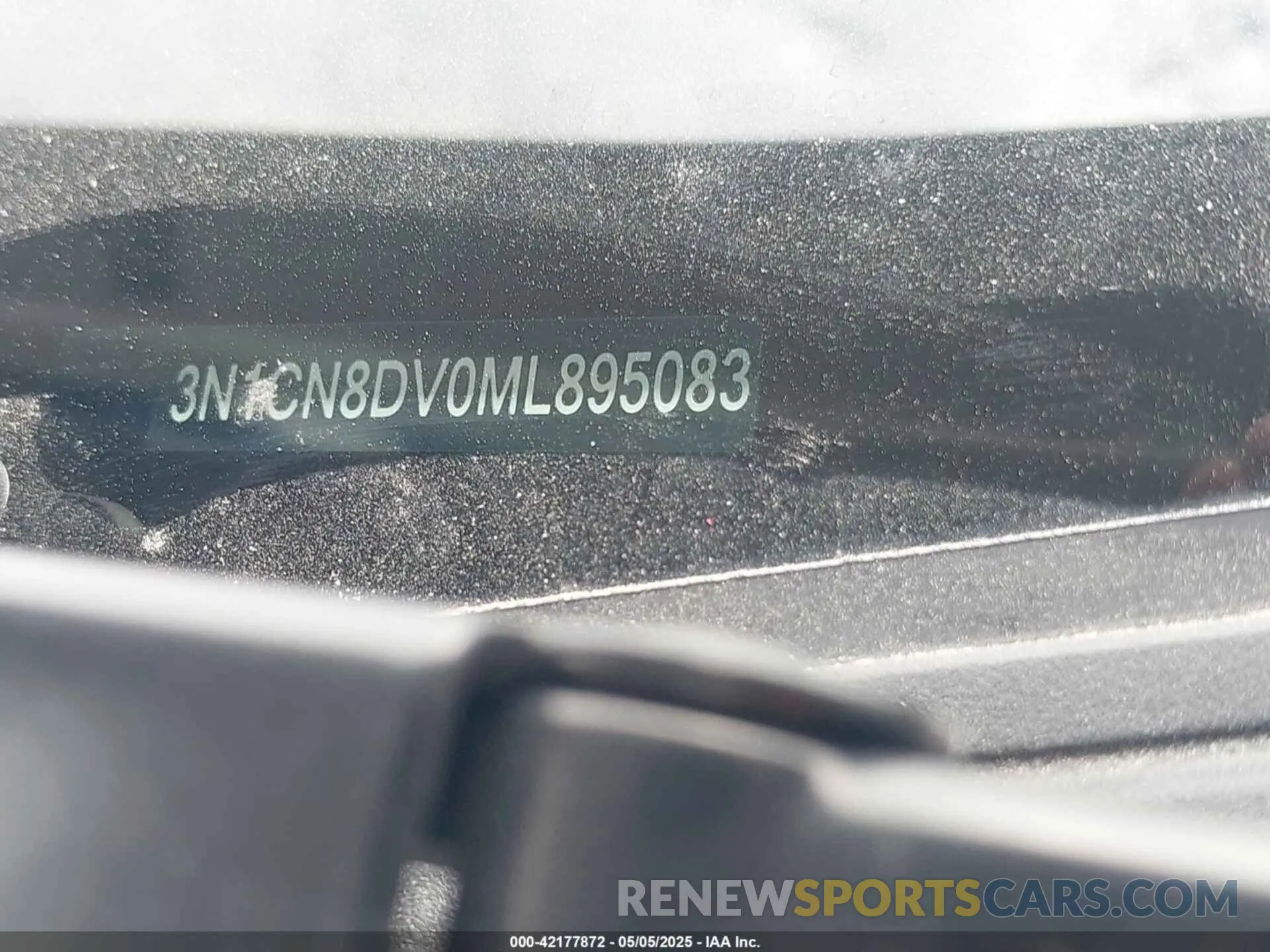 9 fotografías del automóvil dañado 3N1CN8DV0ML895083 NISSAN VERSA 2021