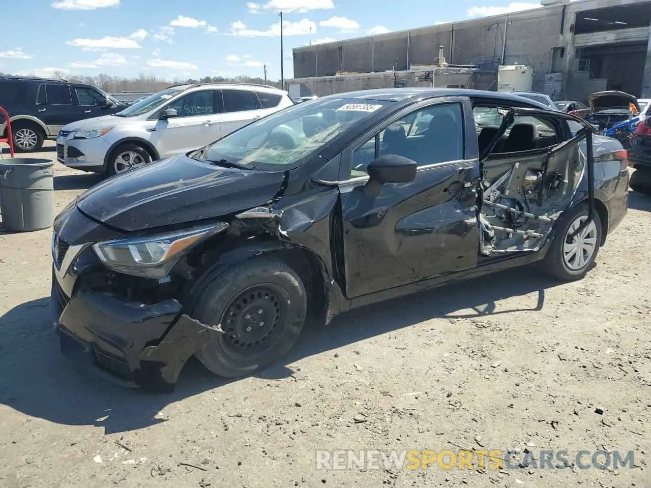 1 fotografías del automóvil dañado 3N1CN8DV1ML818383 NISSAN VERSA 2021