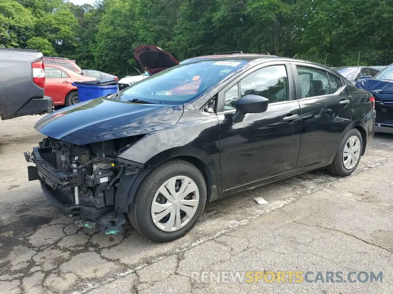 1 fotografías del automóvil dañado 3N1CN8DV1ML852520 NISSAN VERSA 2021