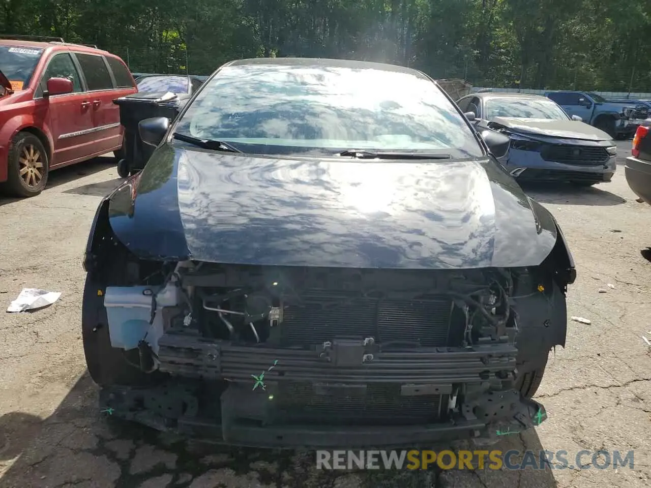 5 fotografías del automóvil dañado 3N1CN8DV1ML852520 NISSAN VERSA 2021