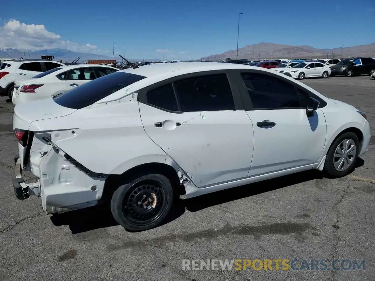 3 fotografías del automóvil dañado 3N1CN8DV1ML857541 NISSAN VERSA 2021