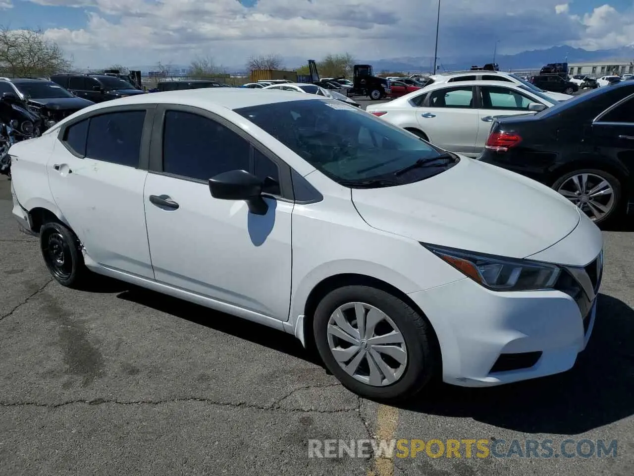 4 fotografías del automóvil dañado 3N1CN8DV1ML857541 NISSAN VERSA 2021