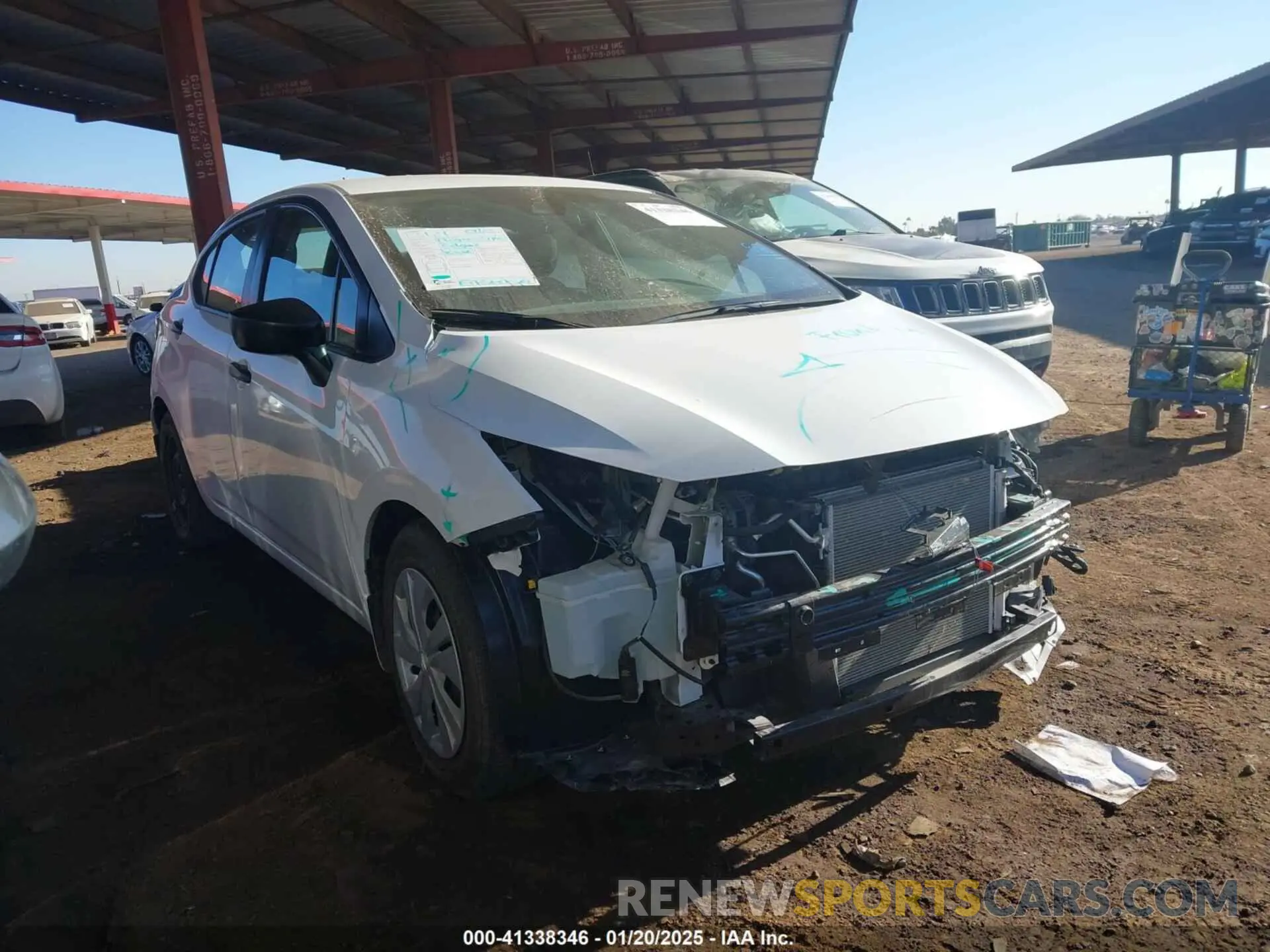 1 fotografías del automóvil dañado 3N1CN8DV1ML894654 NISSAN VERSA 2021