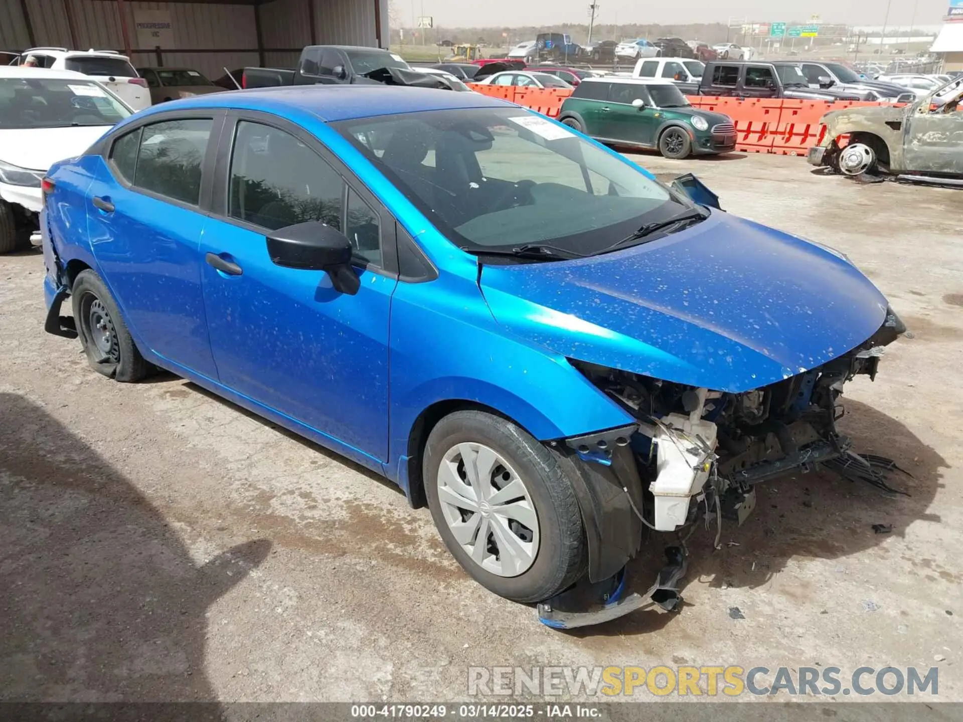 1 fotografías del automóvil dañado 3N1CN8DV2ML893934 NISSAN VERSA 2021