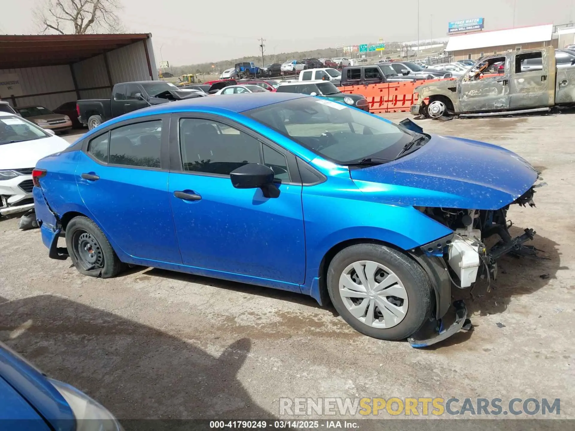 14 fotografías del automóvil dañado 3N1CN8DV2ML893934 NISSAN VERSA 2021