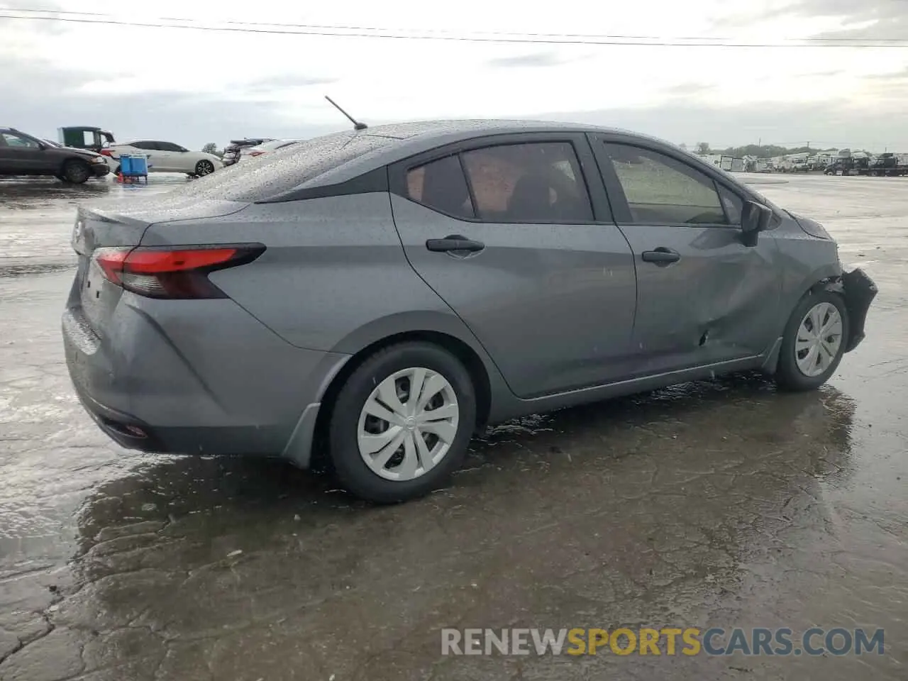 3 fotografías del automóvil dañado 3N1CN8DV3ML812228 NISSAN VERSA 2021