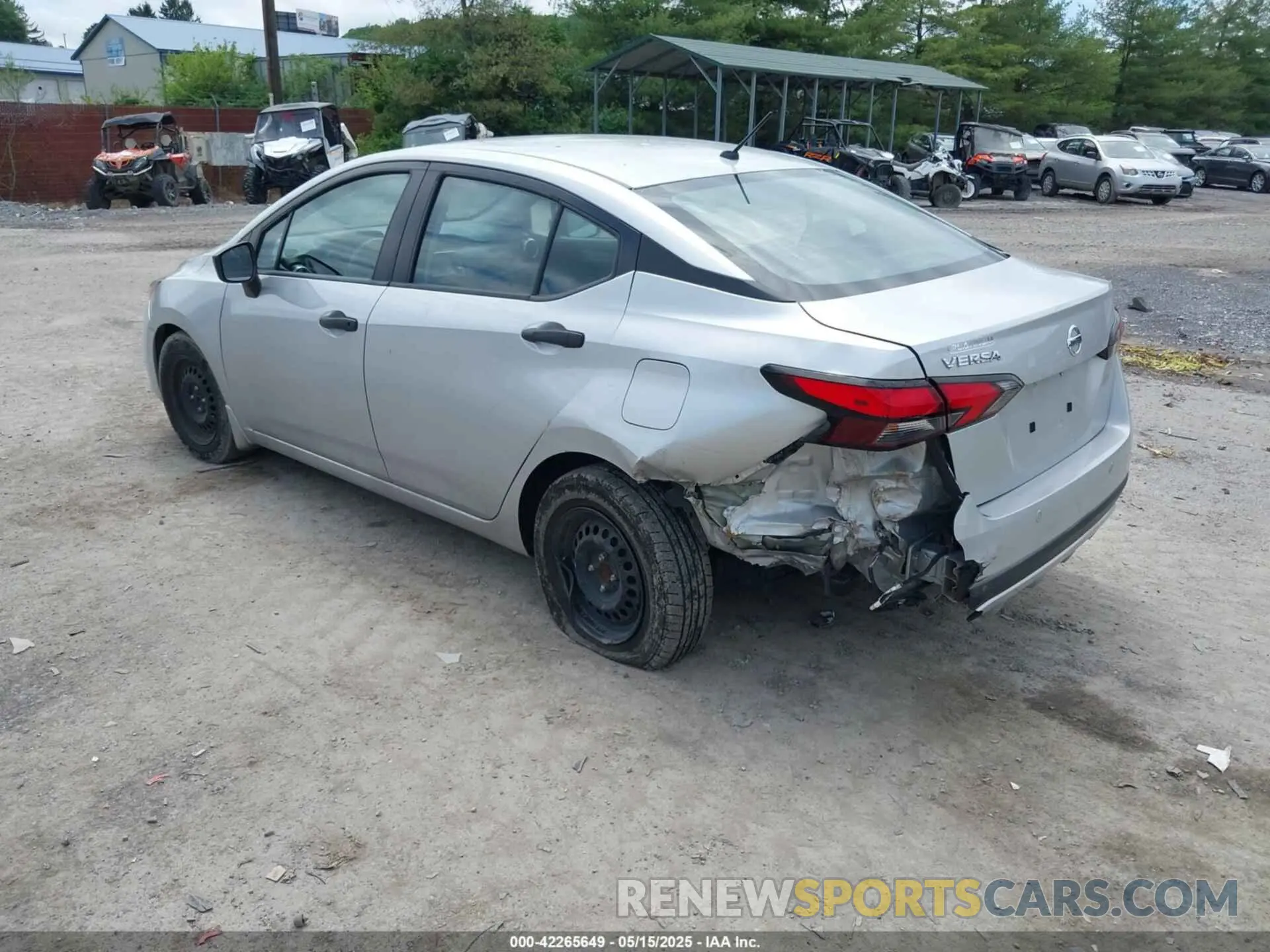 3 fotografías del automóvil dañado 3N1CN8DV4ML809483 NISSAN VERSA 2021