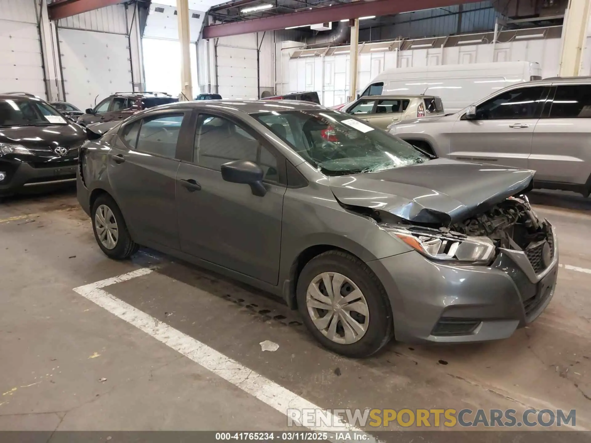 1 fotografías del automóvil dañado 3N1CN8DV4ML815784 NISSAN VERSA 2021