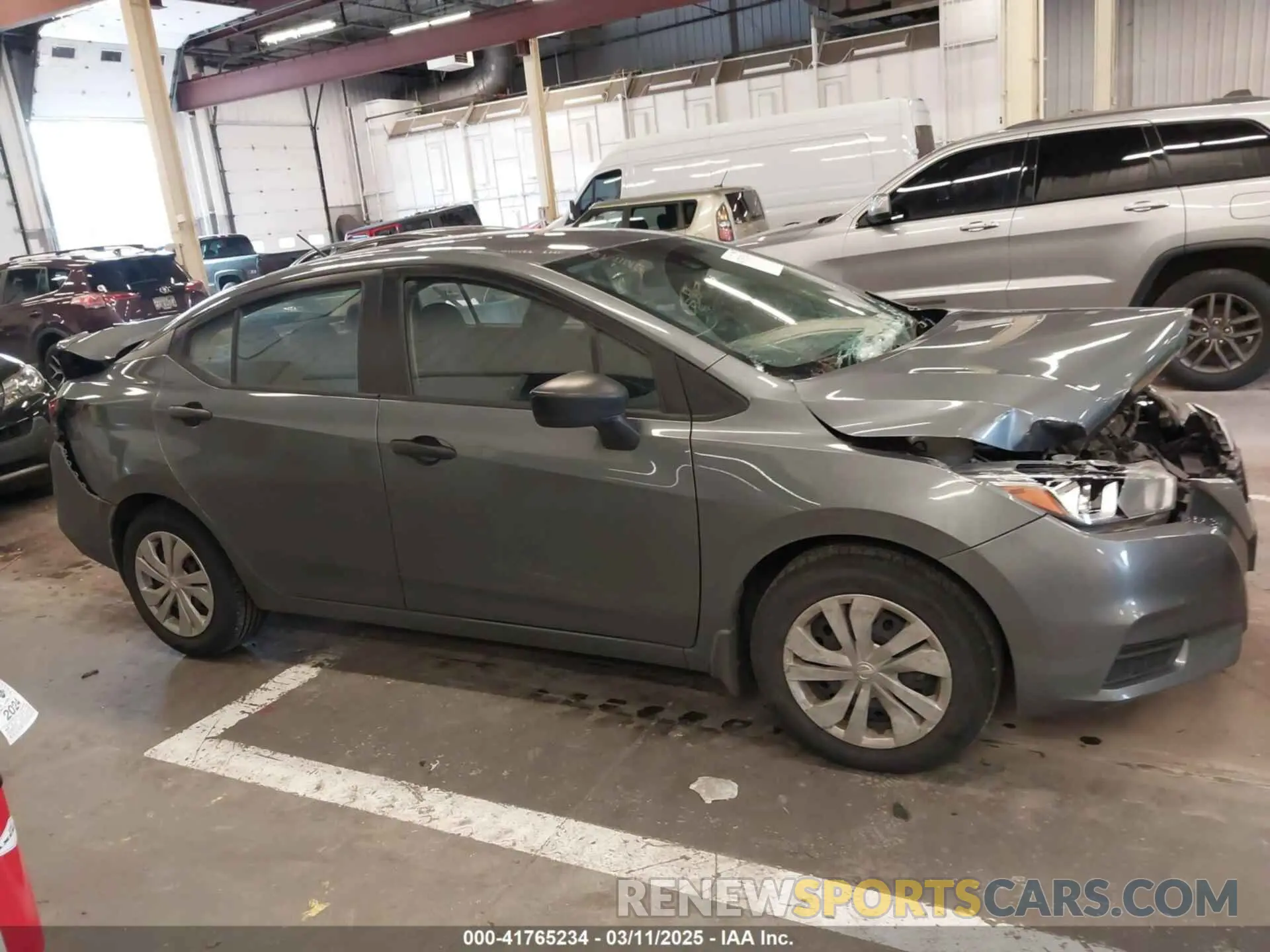 14 fotografías del automóvil dañado 3N1CN8DV4ML815784 NISSAN VERSA 2021