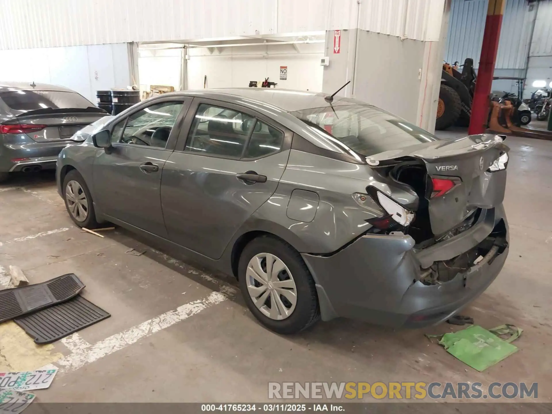 3 fotografías del automóvil dañado 3N1CN8DV4ML815784 NISSAN VERSA 2021