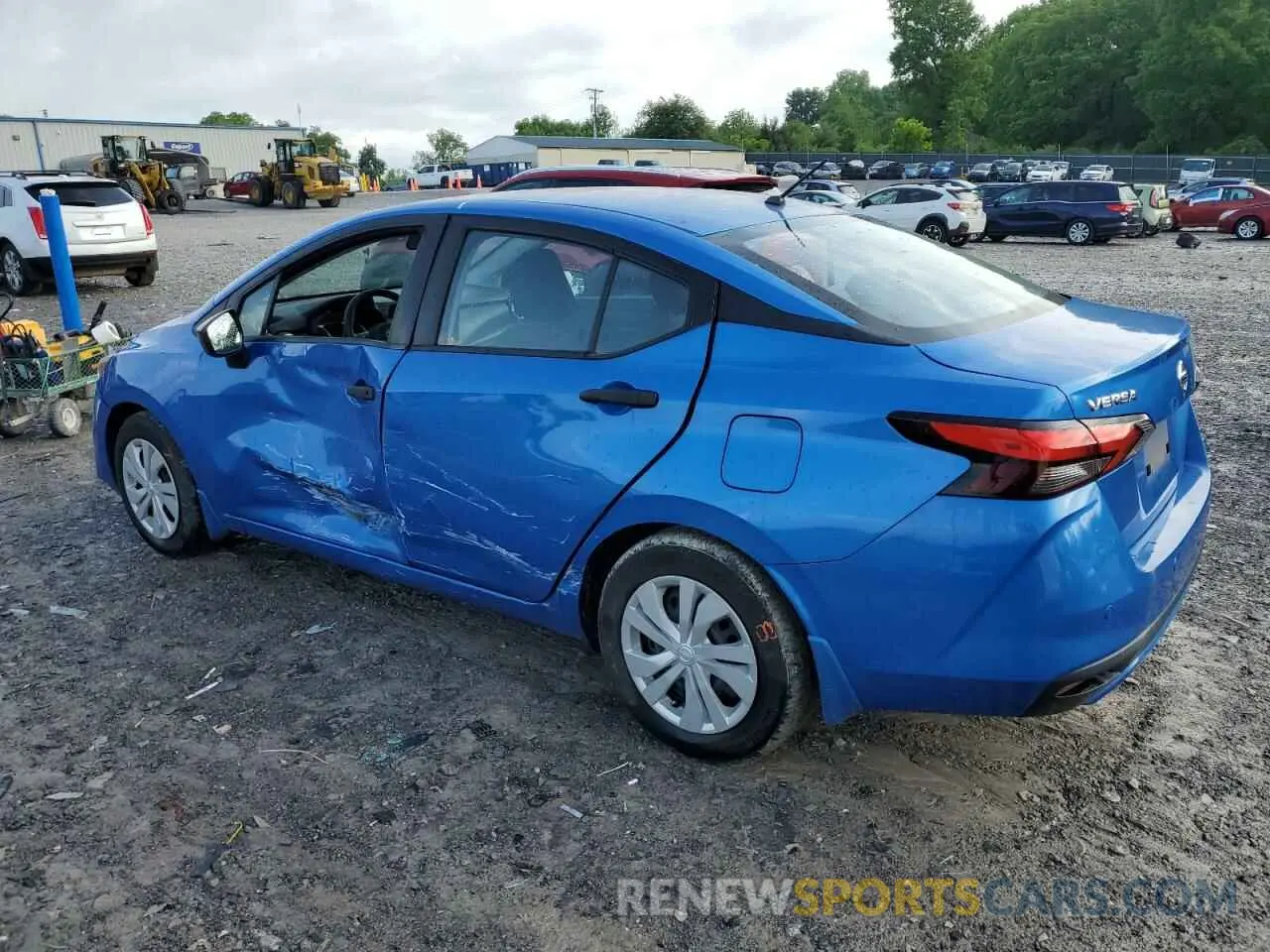 2 fotografías del automóvil dañado 3N1CN8DV4ML905260 NISSAN VERSA 2021