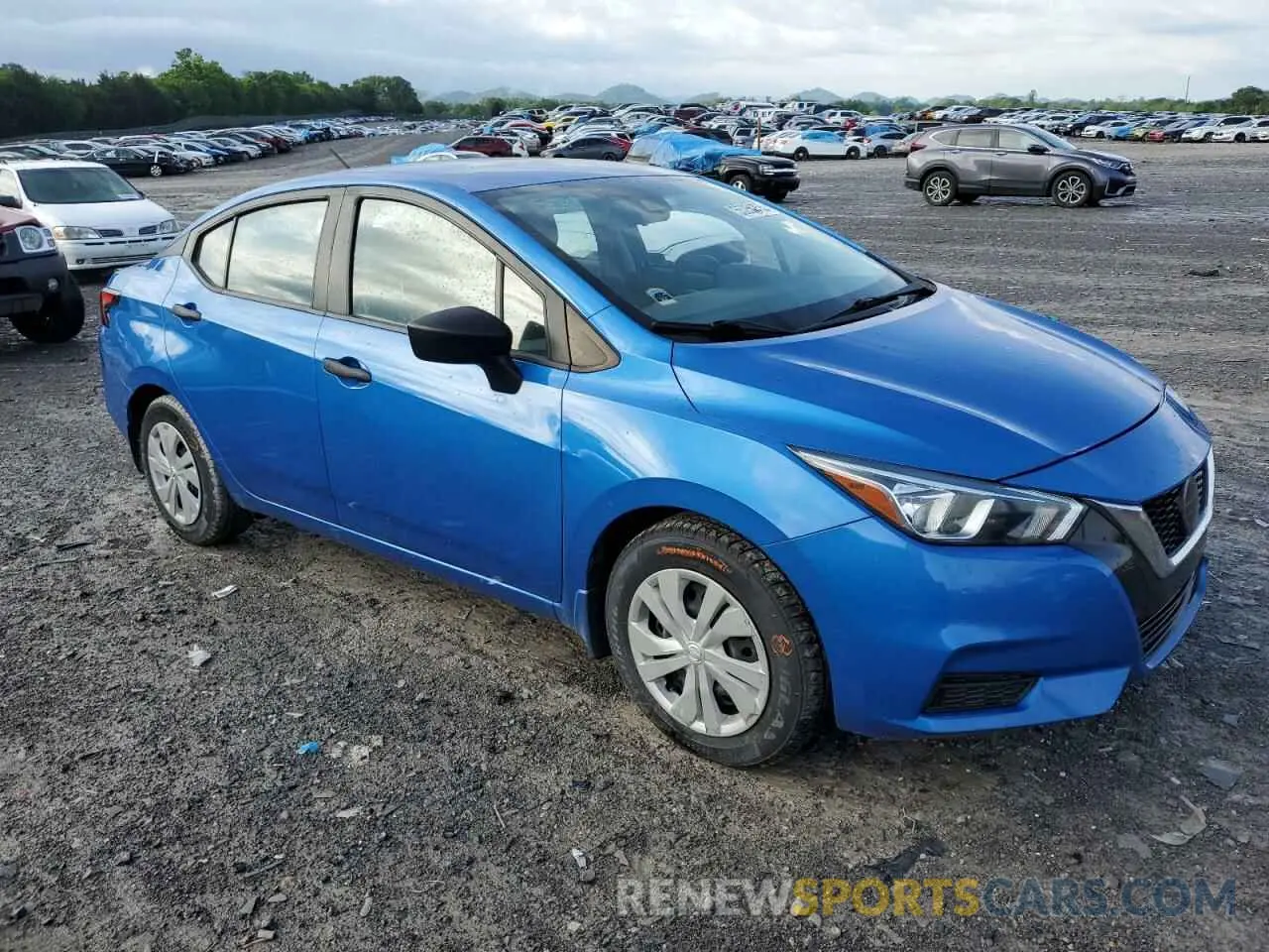 4 fotografías del automóvil dañado 3N1CN8DV4ML905260 NISSAN VERSA 2021