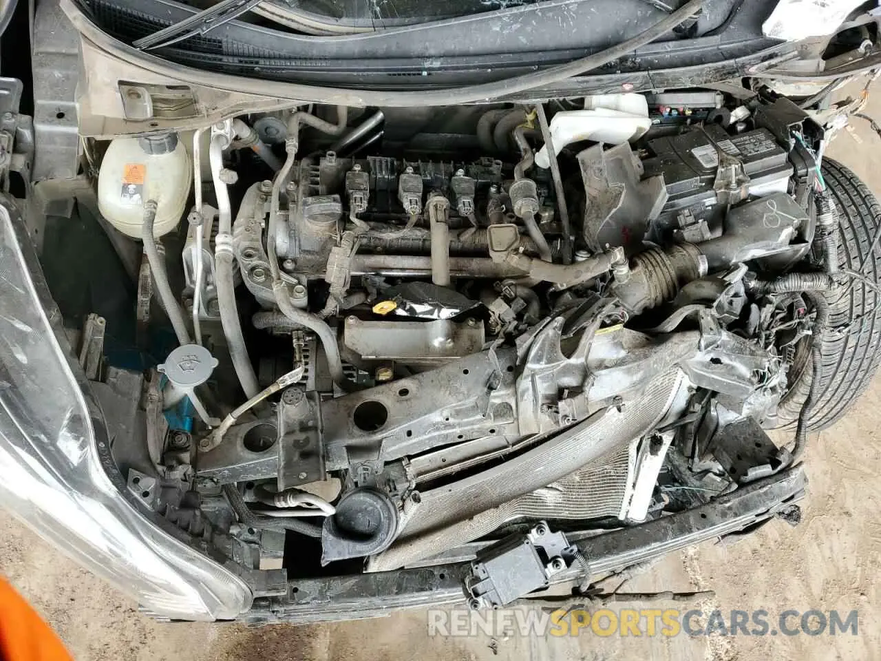 11 fotografías del automóvil dañado 3N1CN8DV4ML908417 NISSAN VERSA 2021