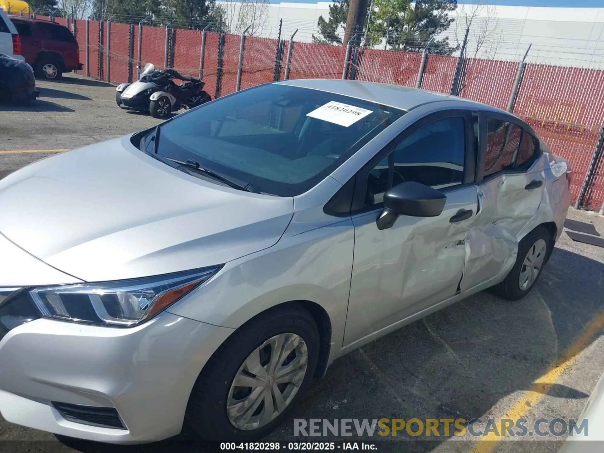 14 fotografías del automóvil dañado 3N1CN8DV5ML924237 NISSAN VERSA 2021
