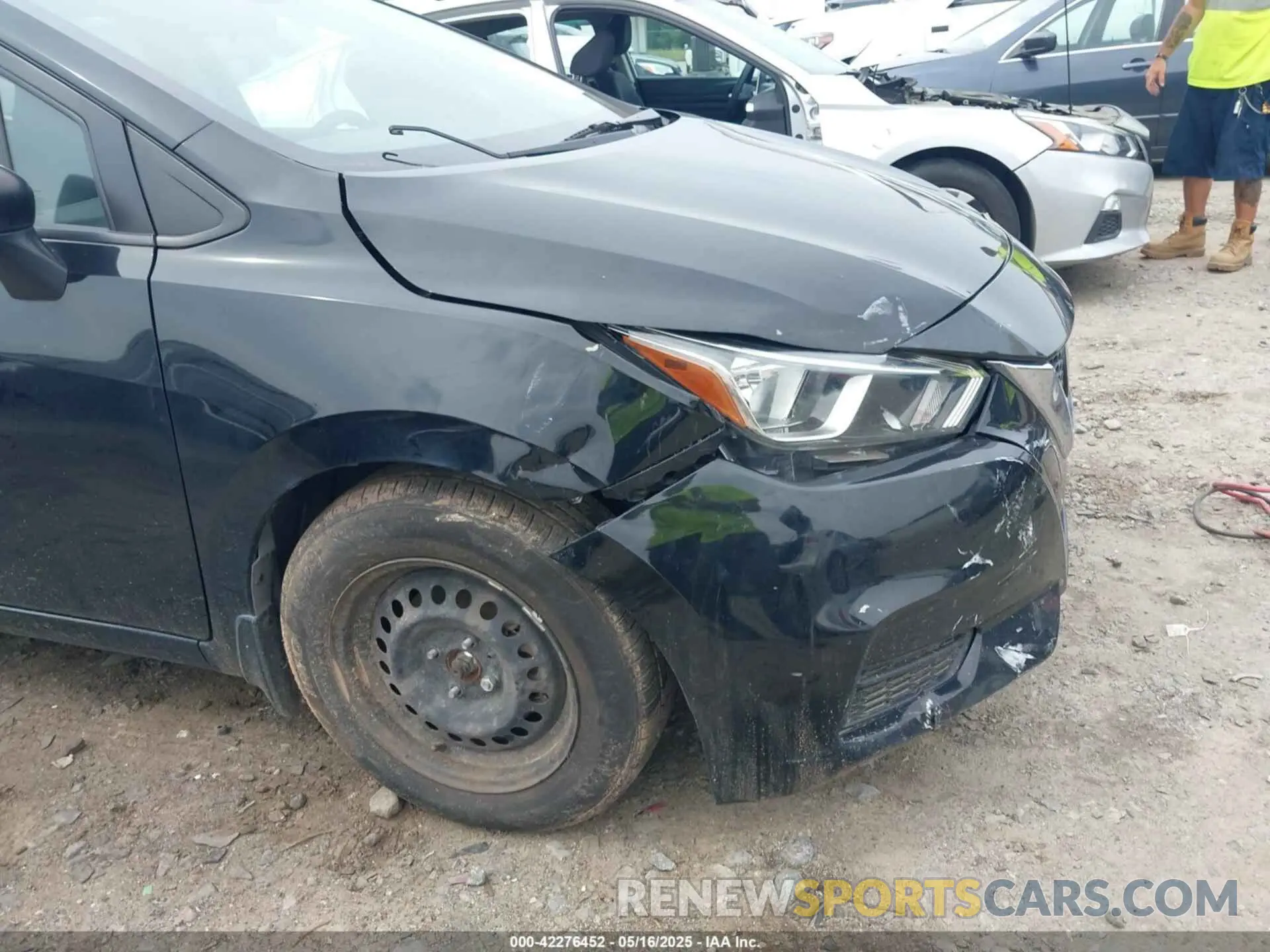 17 fotografías del automóvil dañado 3N1CN8DV6ML808979 NISSAN VERSA 2021