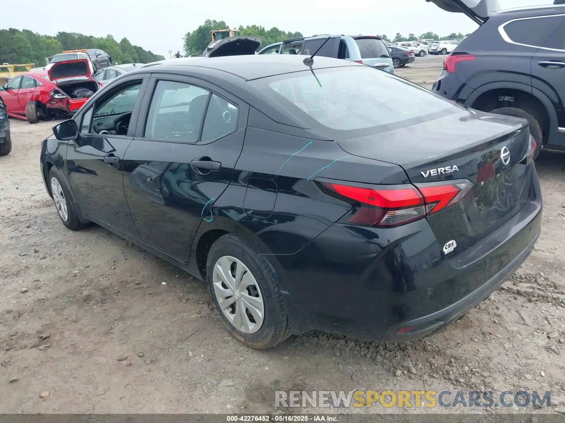 3 fotografías del automóvil dañado 3N1CN8DV6ML808979 NISSAN VERSA 2021