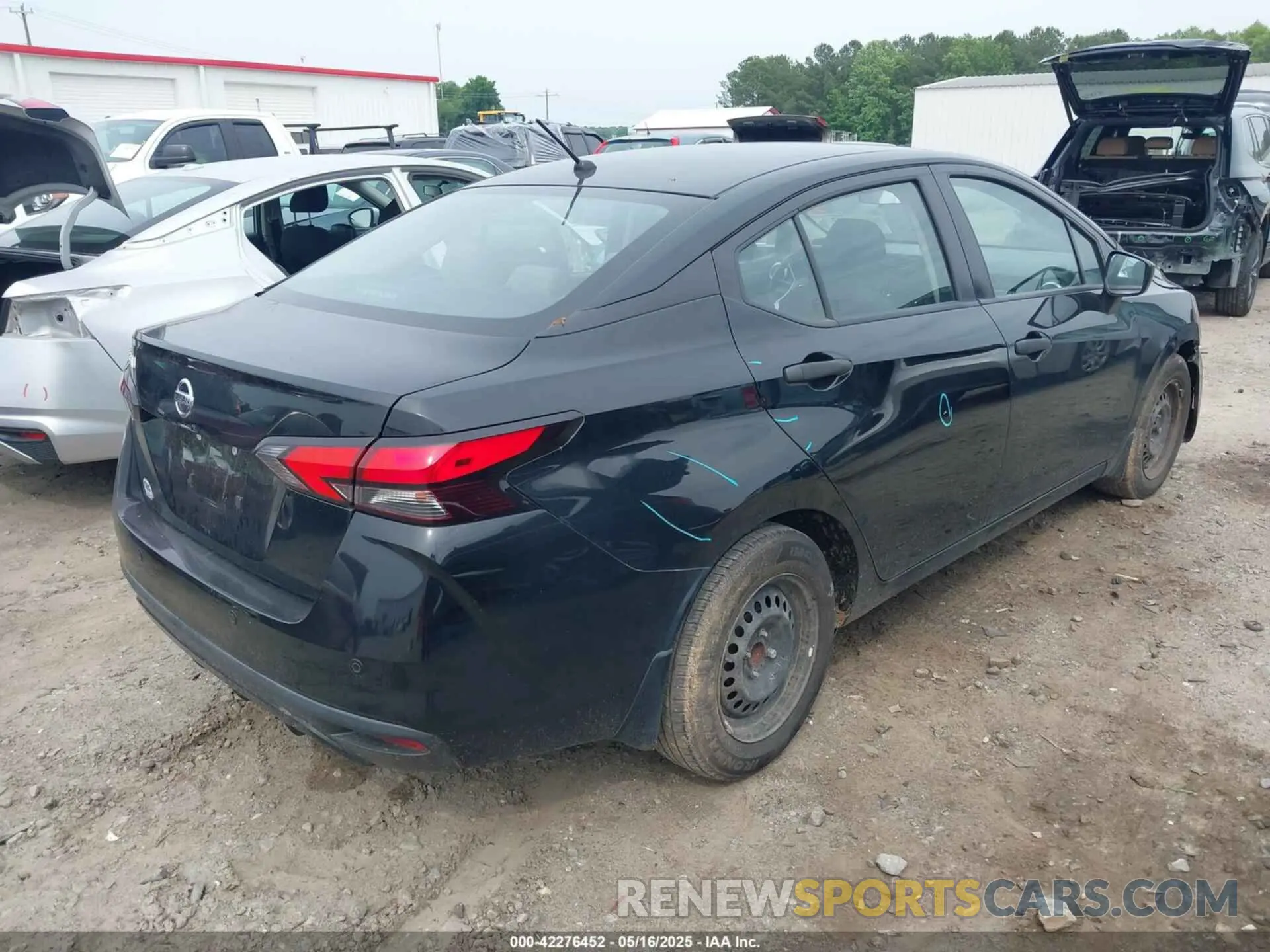 4 fotografías del automóvil dañado 3N1CN8DV6ML808979 NISSAN VERSA 2021