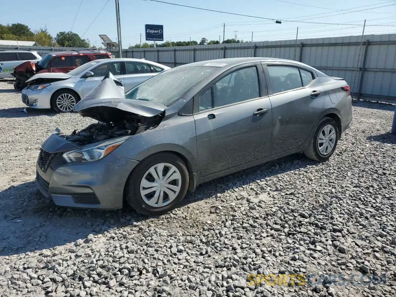 1 fotografías del automóvil dañado 3N1CN8DV6ML855963 NISSAN VERSA 2021