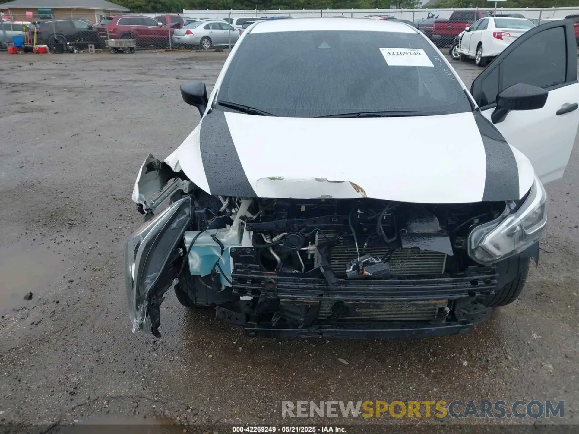 6 fotografías del automóvil dañado 3N1CN8DV7ML815228 NISSAN VERSA 2021