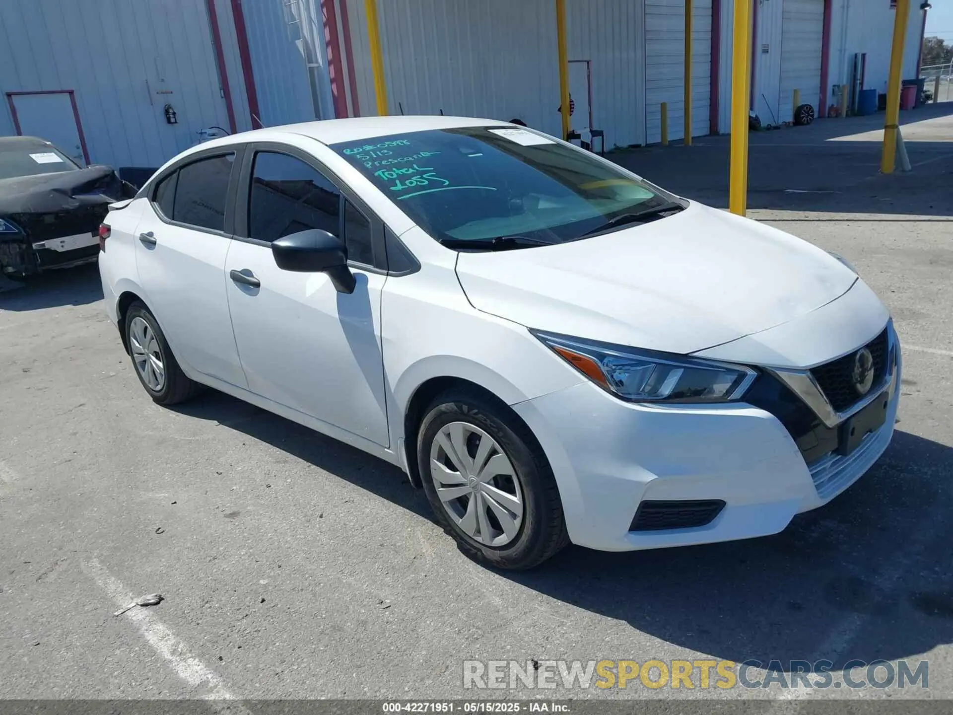1 fotografías del automóvil dañado 3N1CN8DV7ML858743 NISSAN VERSA 2021