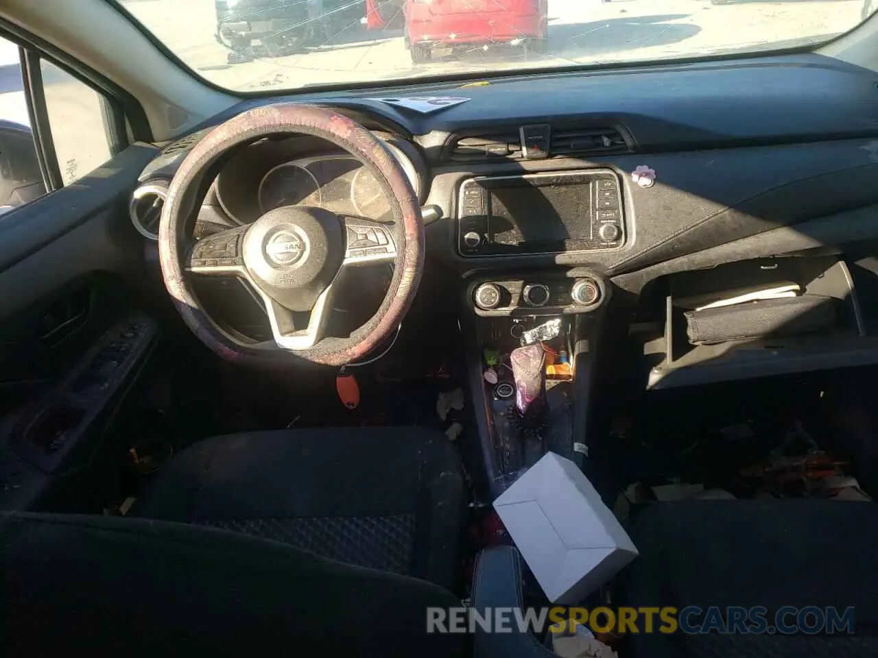 8 fotografías del automóvil dañado 3N1CN8DV7ML917838 NISSAN VERSA 2021