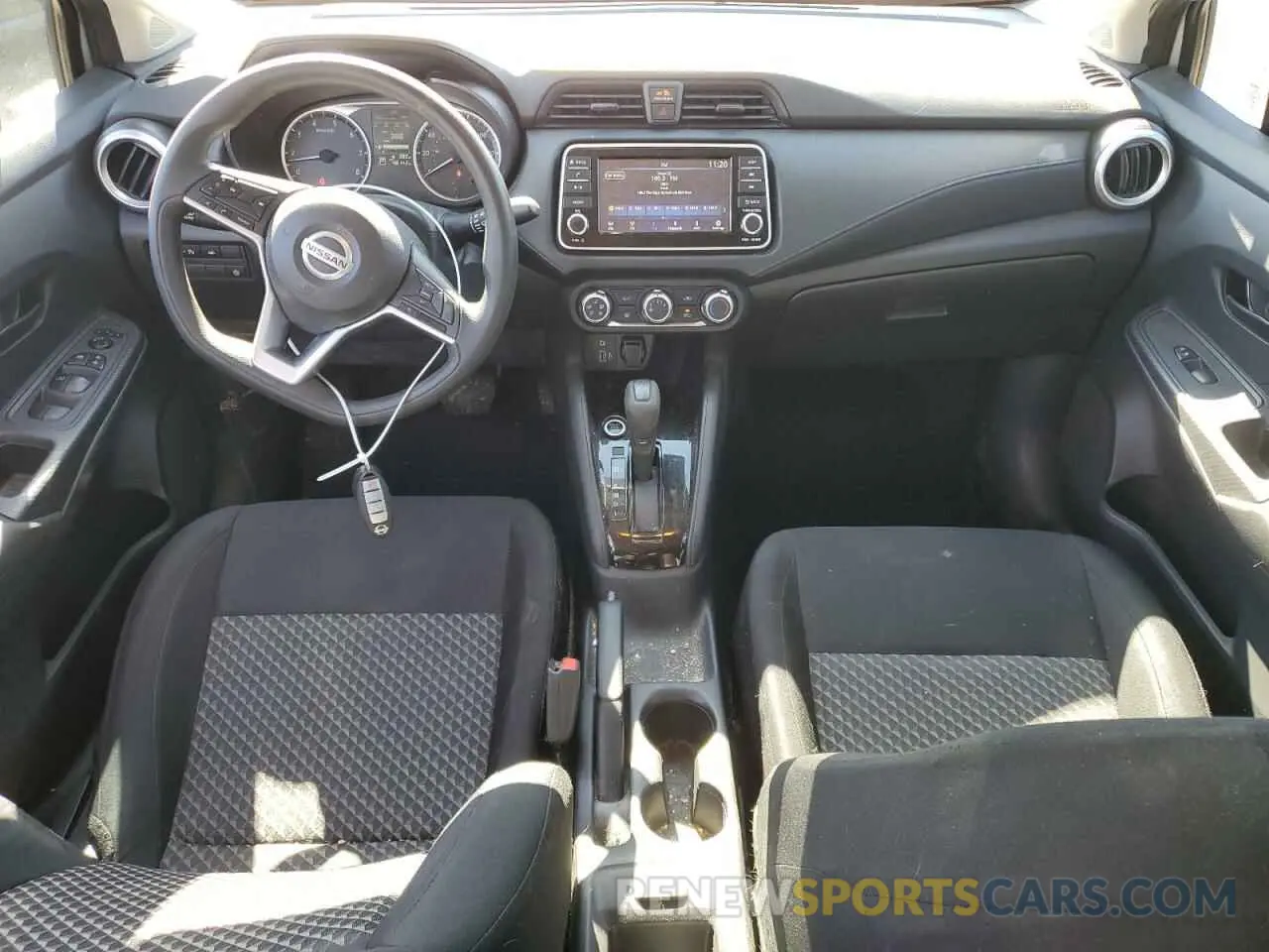 8 fotografías del automóvil dañado 3N1CN8DV8ML806196 NISSAN VERSA 2021