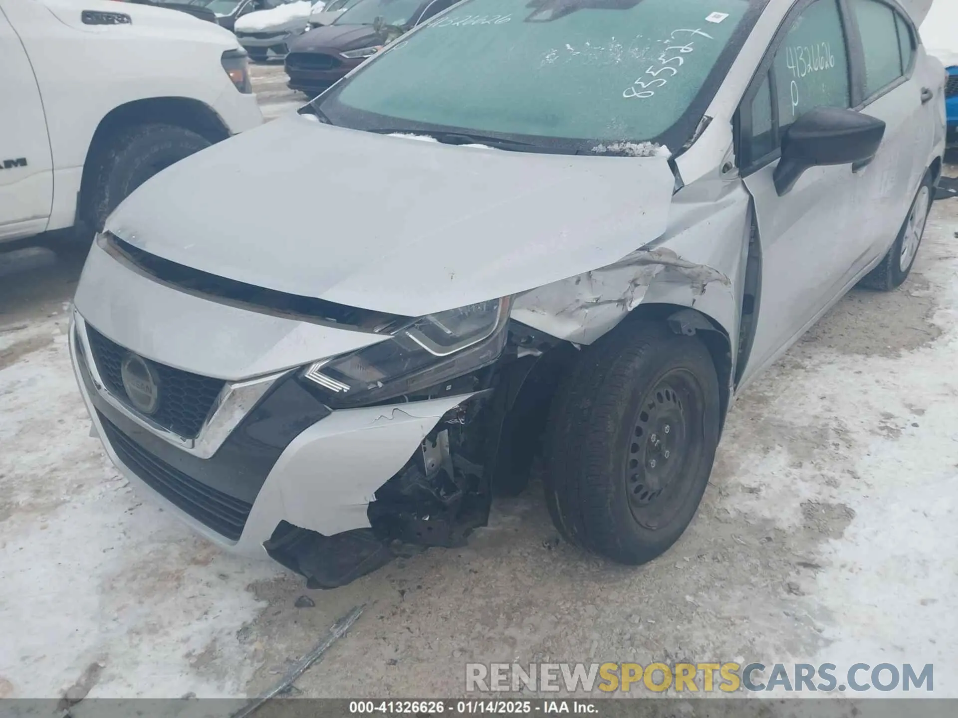 6 fotografías del automóvil dañado 3N1CN8DV8ML855527 NISSAN VERSA 2021