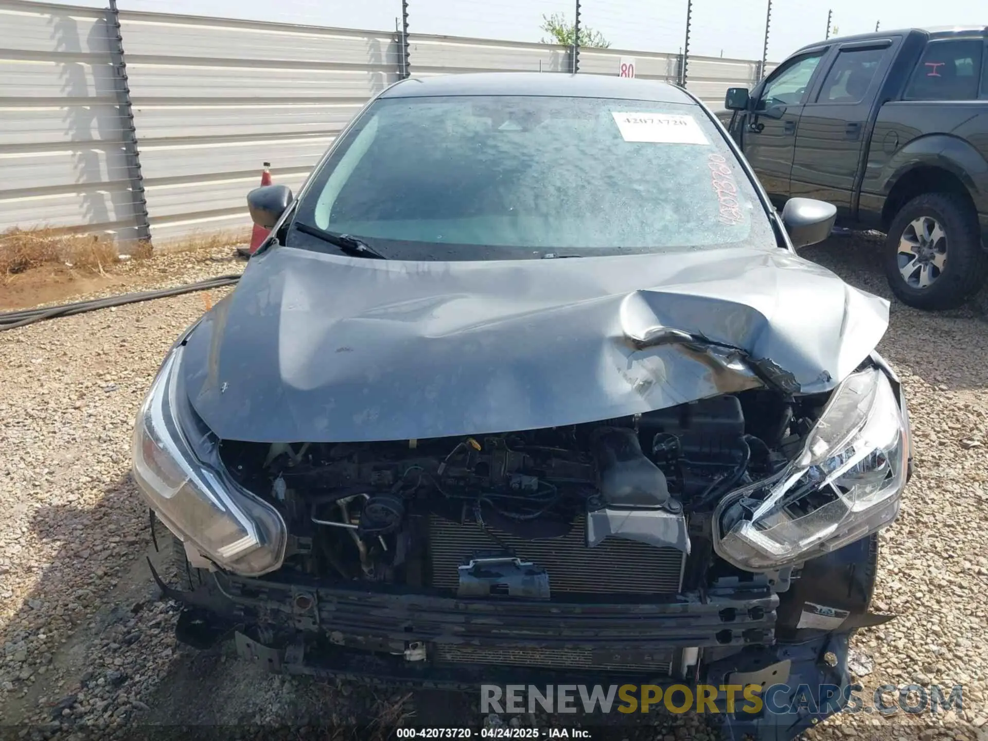 13 fotografías del automóvil dañado 3N1CN8DV8ML859688 NISSAN VERSA 2021