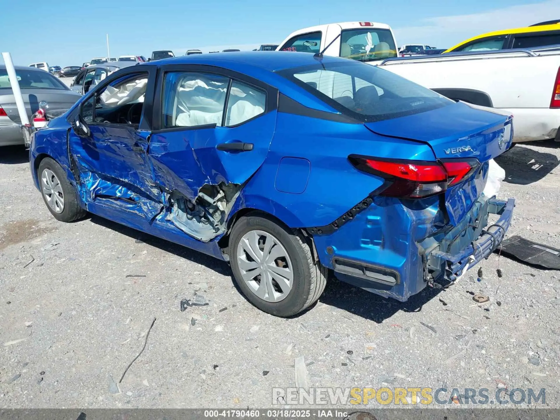 3 fotografías del automóvil dañado 3N1CN8DV8ML868519 NISSAN VERSA 2021