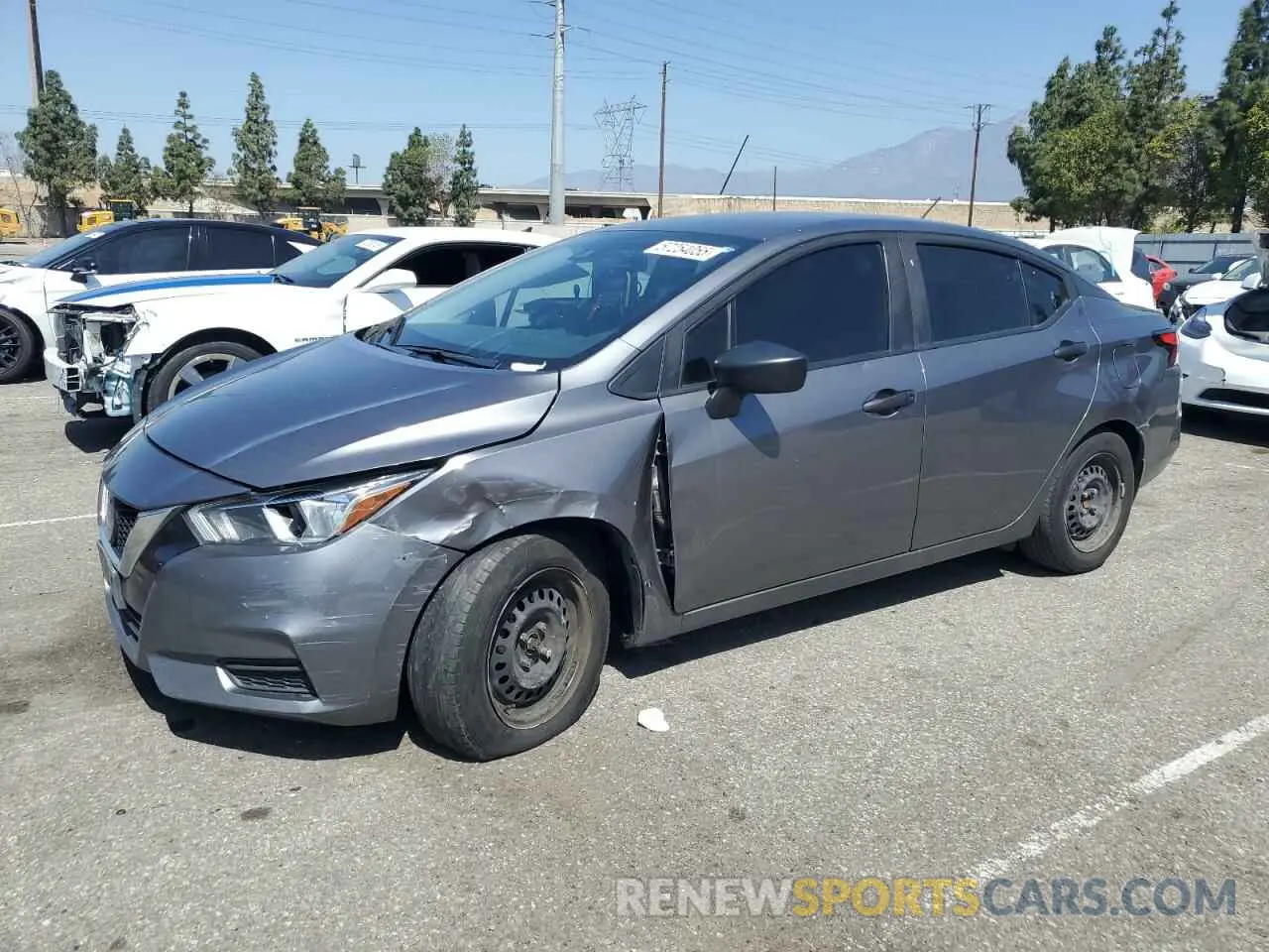 1 fotografías del automóvil dañado 3N1CN8DV9ML860140 NISSAN VERSA 2021