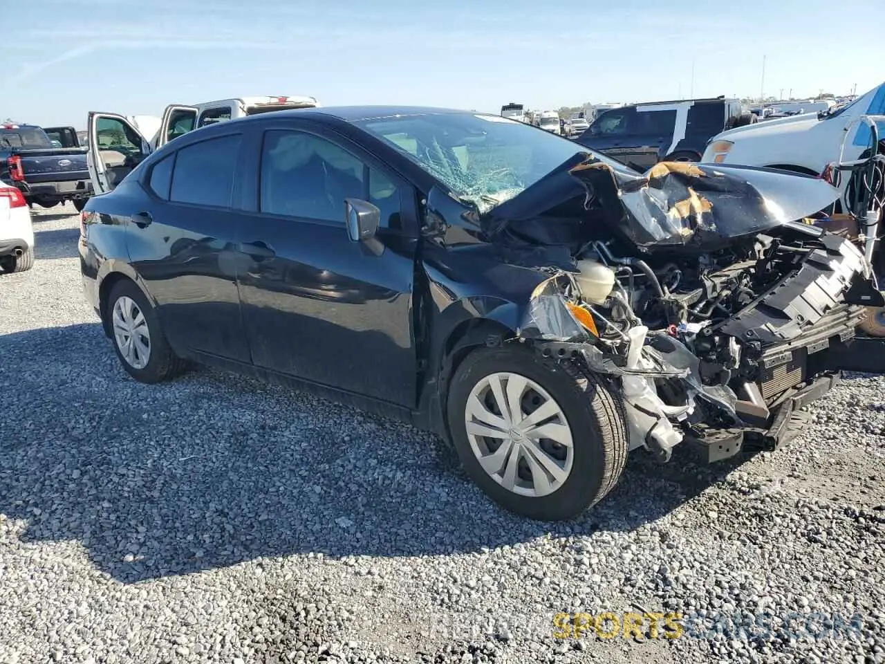 4 fotografías del automóvil dañado 3N1CN8DVXML808354 NISSAN VERSA 2021
