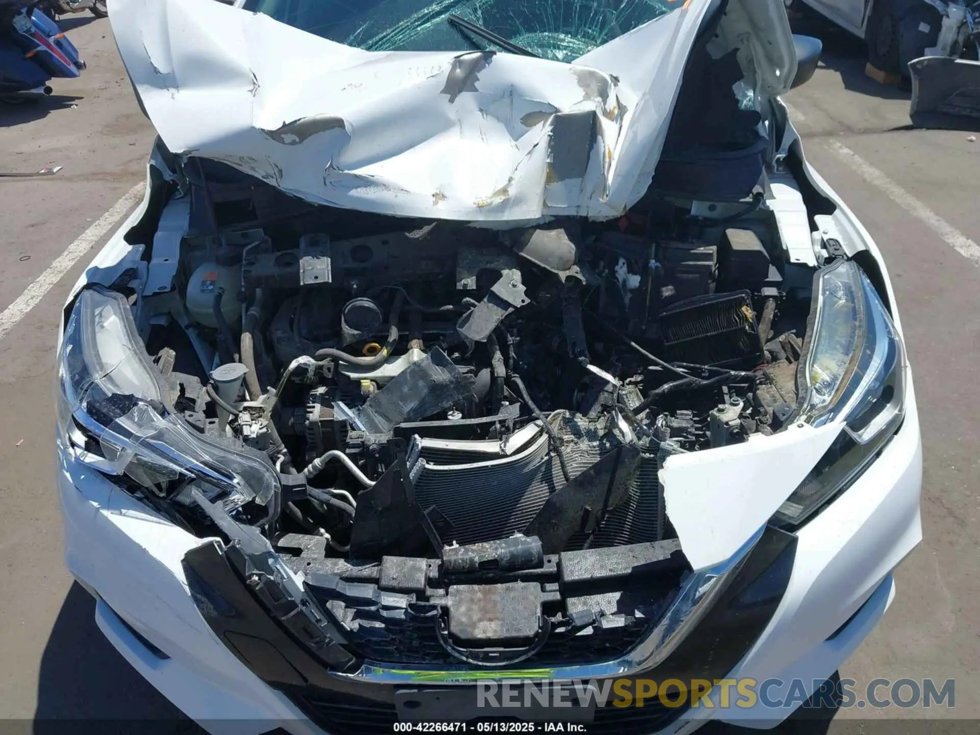 10 fotografías del automóvil dañado 3N1CN8DVXML856372 NISSAN VERSA 2021