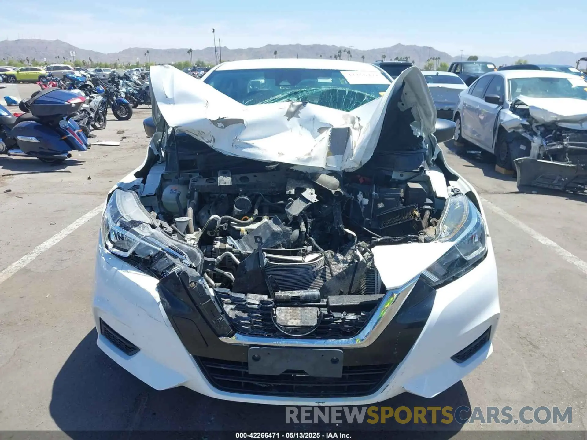 6 fotografías del automóvil dañado 3N1CN8DVXML856372 NISSAN VERSA 2021