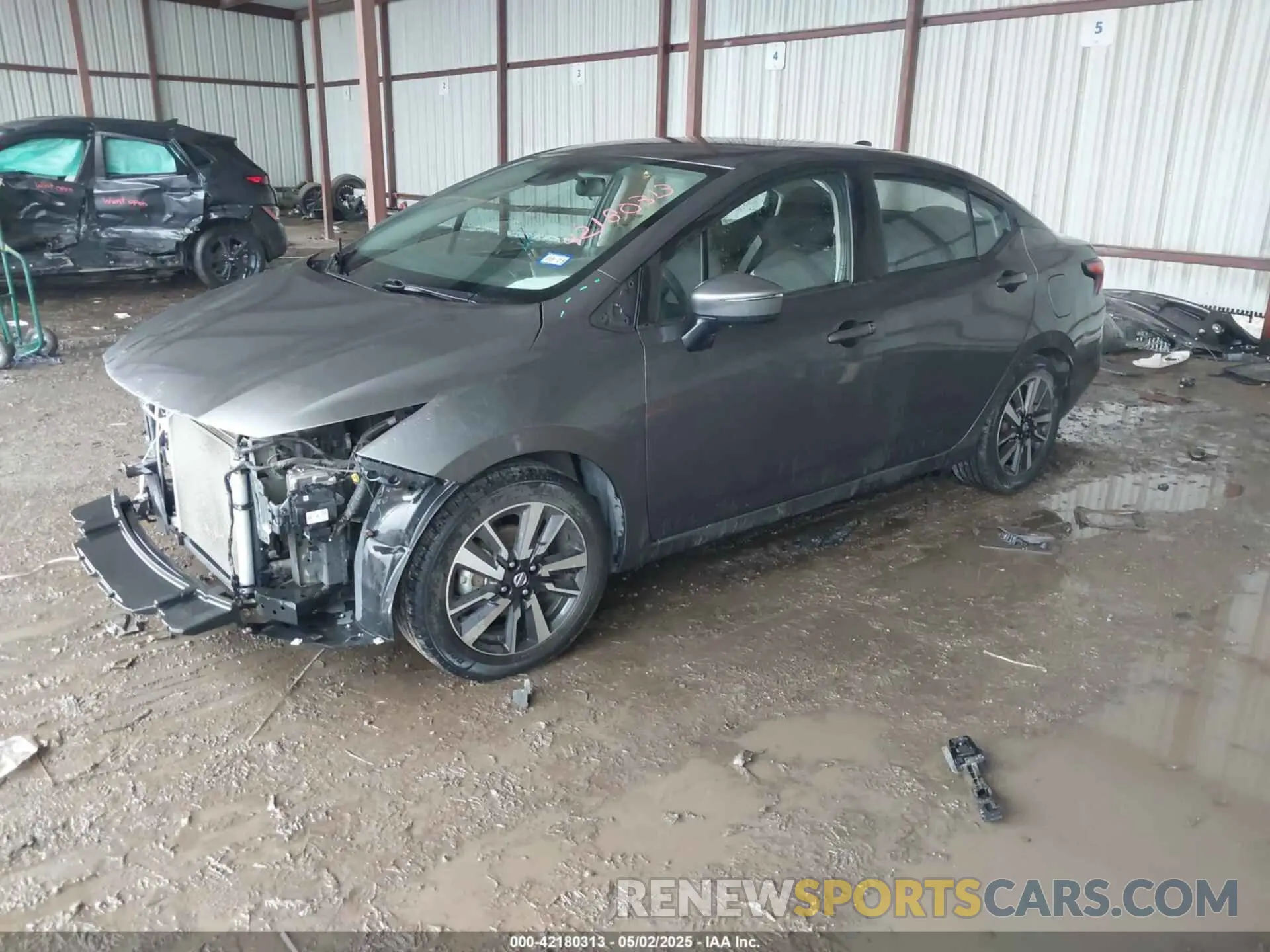 2 fotografías del automóvil dañado 3N1CN8EV0ML808071 NISSAN VERSA 2021