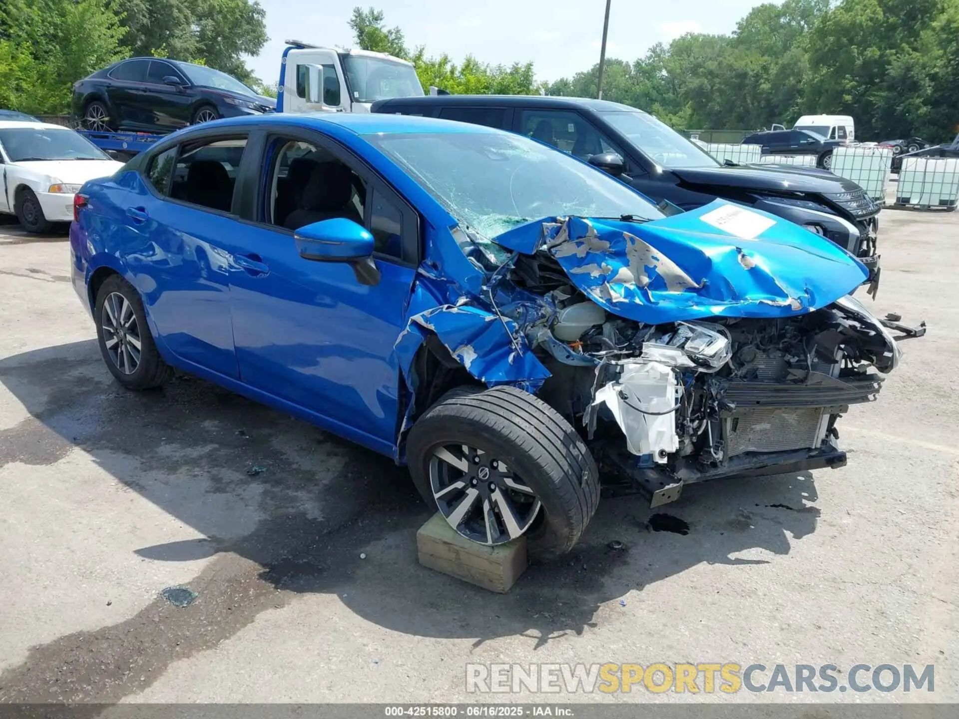 1 fotografías del automóvil dañado 3N1CN8EV0ML833116 NISSAN VERSA 2021