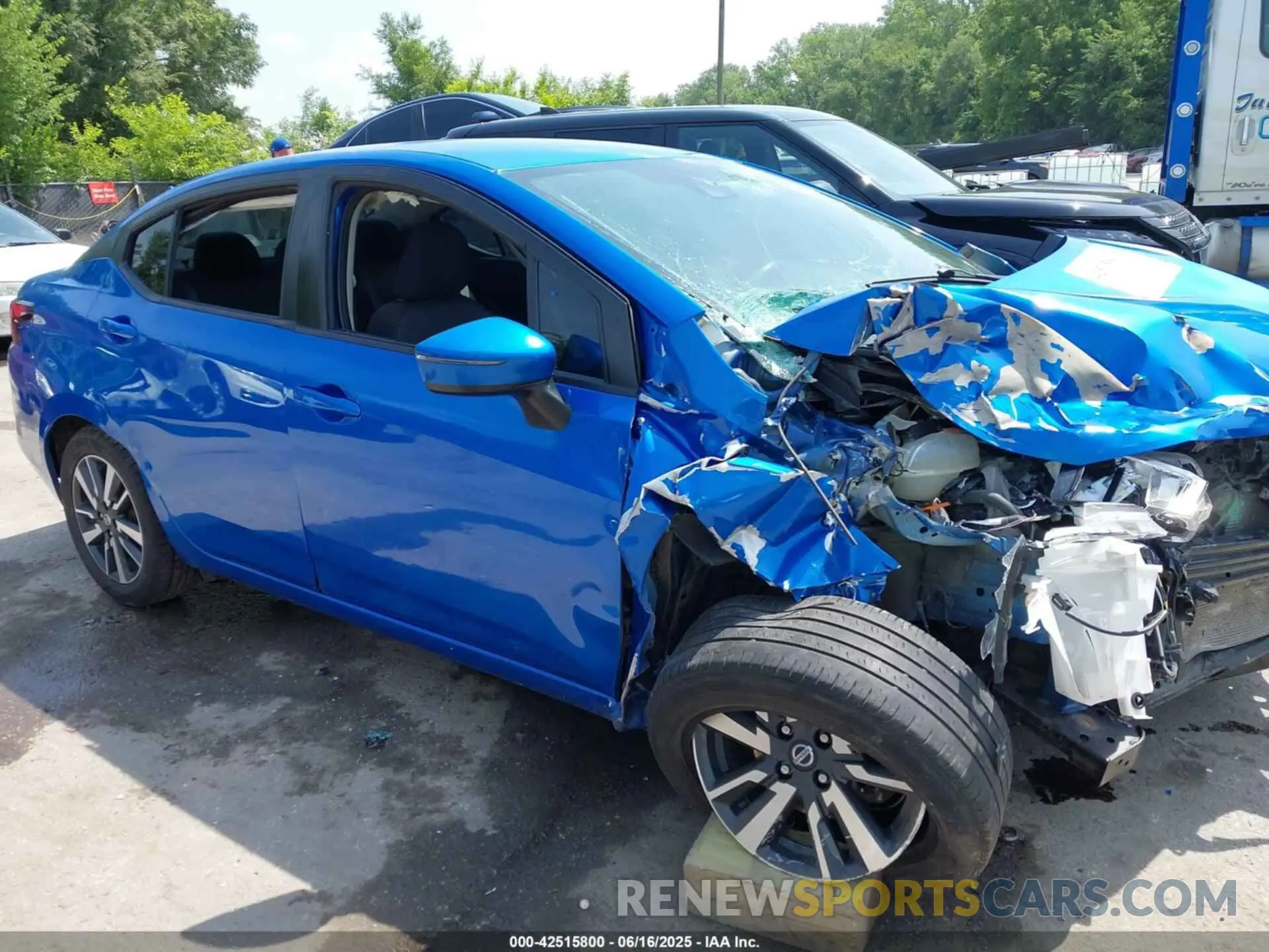 12 fotografías del automóvil dañado 3N1CN8EV0ML833116 NISSAN VERSA 2021