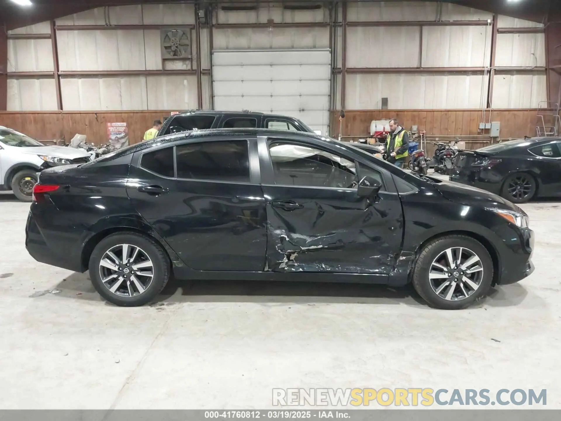 13 fotografías del automóvil dañado 3N1CN8EV0ML840731 NISSAN VERSA 2021