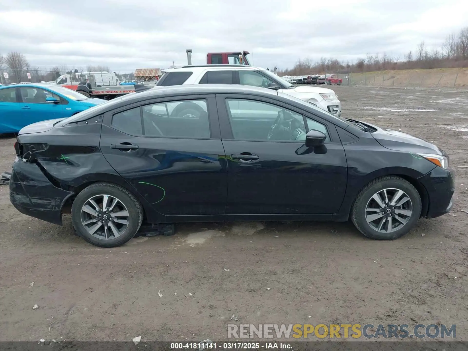14 fotografías del automóvil dañado 3N1CN8EV0ML857304 NISSAN VERSA 2021