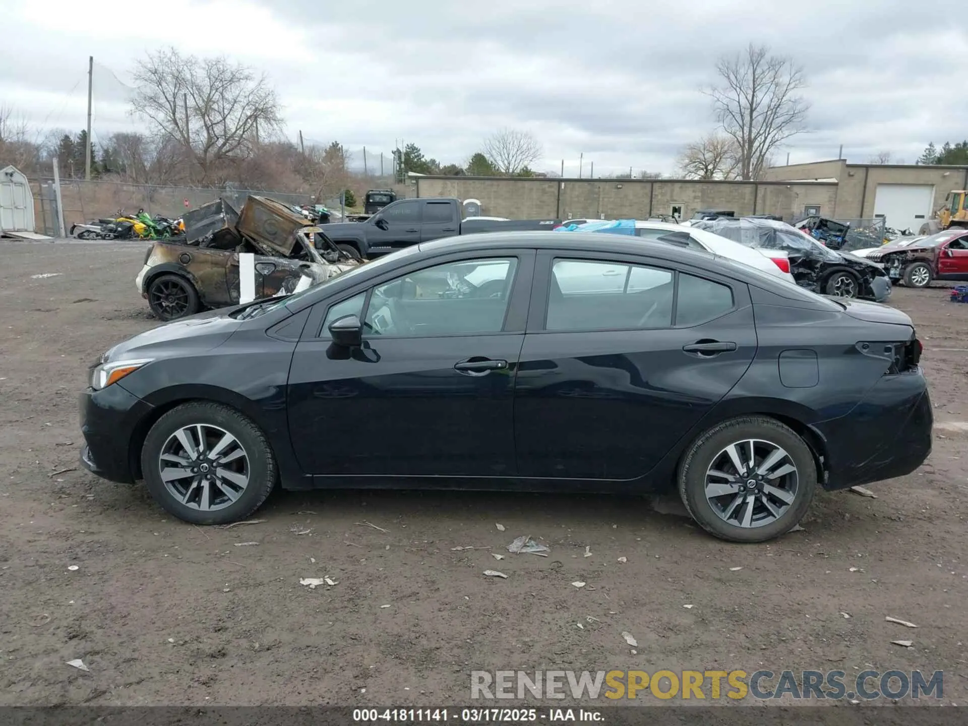 15 fotografías del automóvil dañado 3N1CN8EV0ML857304 NISSAN VERSA 2021