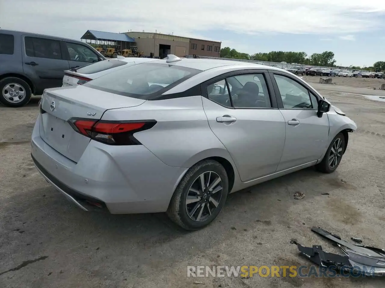 3 fotografías del automóvil dañado 3N1CN8EV0ML866696 NISSAN VERSA 2021